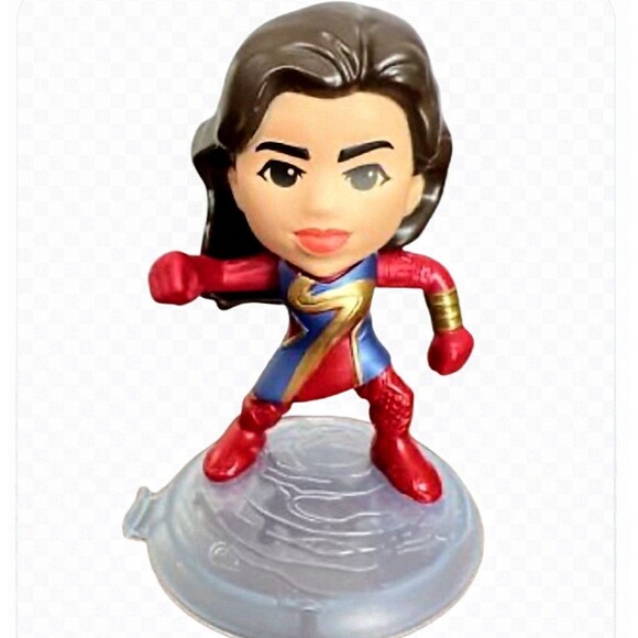 Marvel Other - MS MARVEL Action Figure The Marvels Movie Collectible McDonald’s Toy #5 New 2023